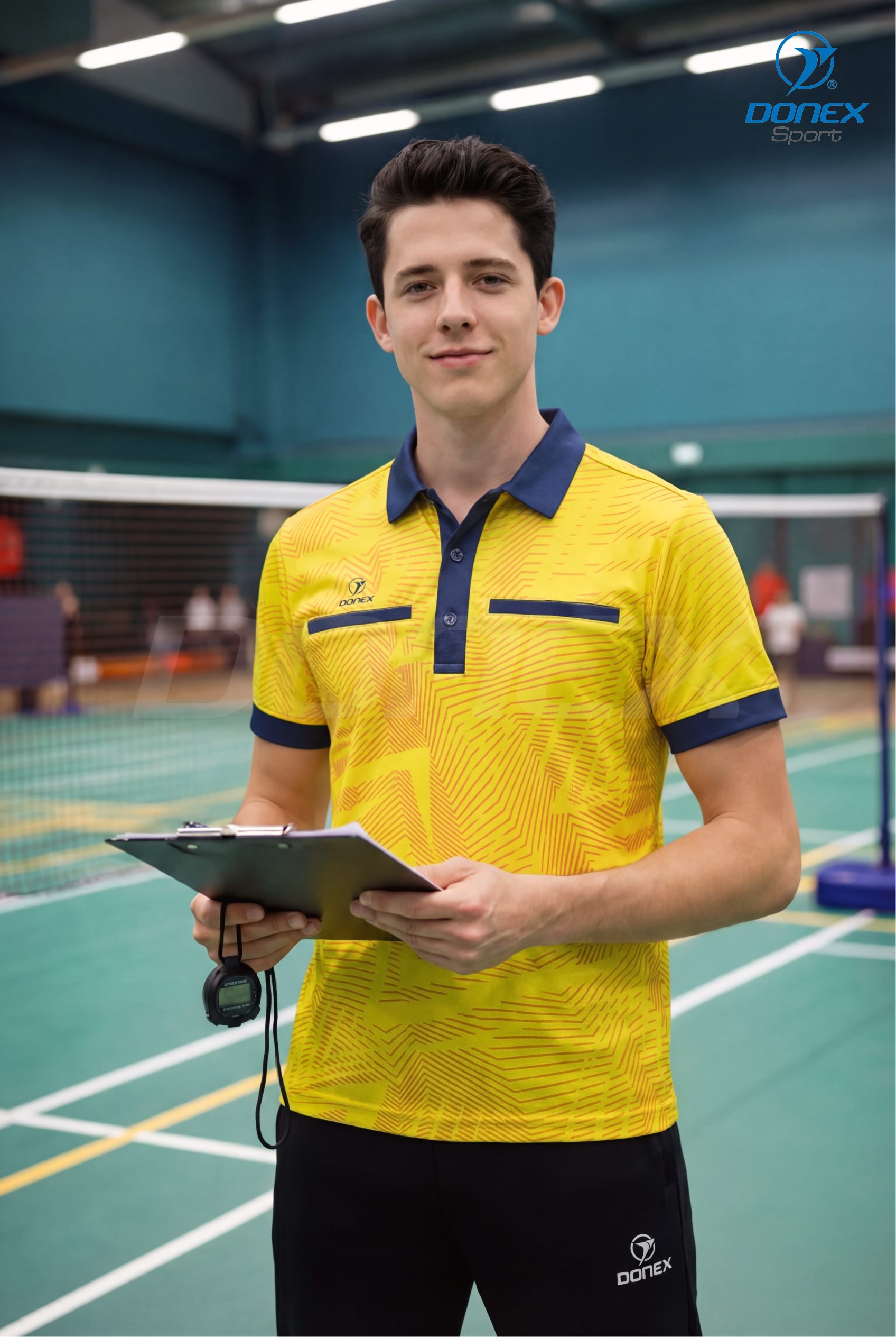 Áo thể thao nam MC-9160-06-12 Vàng phối Navy